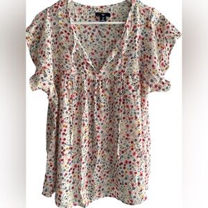 GAP Multicolor Floral Blouse